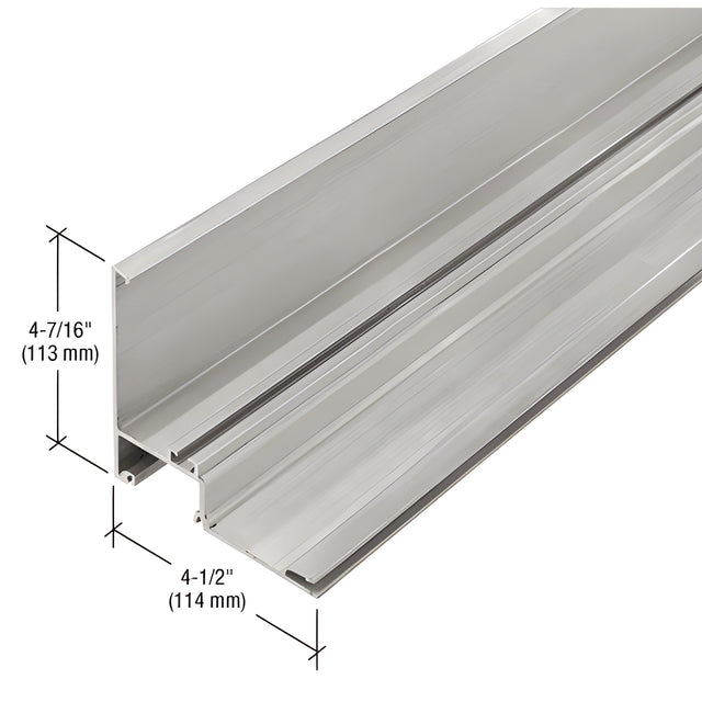 CRL-U.S. Aluminum 90 Degree Outside Corner Half Section - 24'-2", Clear Anodized Class 1