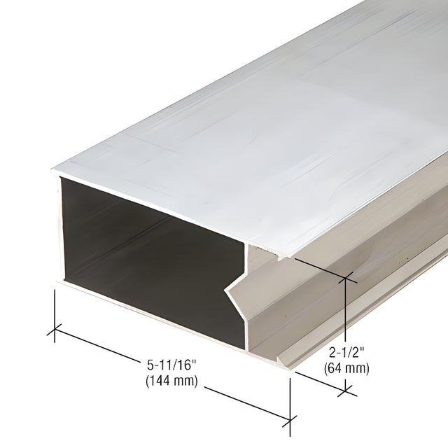 CRL-U.S. Aluminum 90° Outside Corner Mullion, Clear Anodized Class 1 - 24'-2"