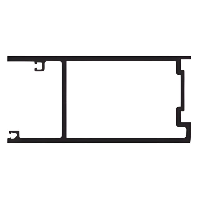 CRL-U.S. Aluminum Active Door Meeting Stile for 1-5/16" Glass - 21'-2", Dark Bronze/Black Anodized Class 1