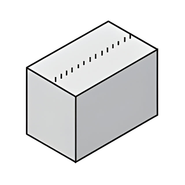 CRL-U.S. Aluminum Baffle for PW614 Deep Pocket Spandrel Adaptor Use With PW615 Pocket Reducer- 100/Pk