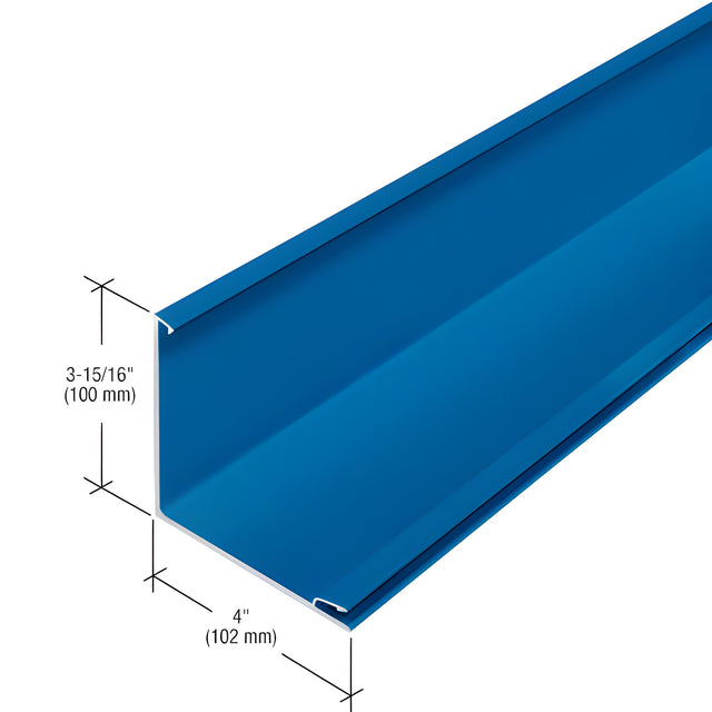 CRL-U.S. Aluminum Blank Corner Post Half Section, Custom Paint - 24'-2"