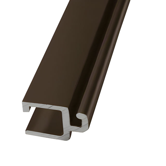 CRL-U.S. Aluminum Bronze Black Anodized 1/4" Glazing Adaptor - 24'-3"