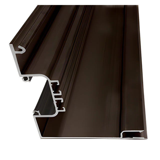 CRL-U.S. Aluminum Bronze Black Anodized 90 Corner, Male Mullion, Dual Thermally Improved - 24'-3"