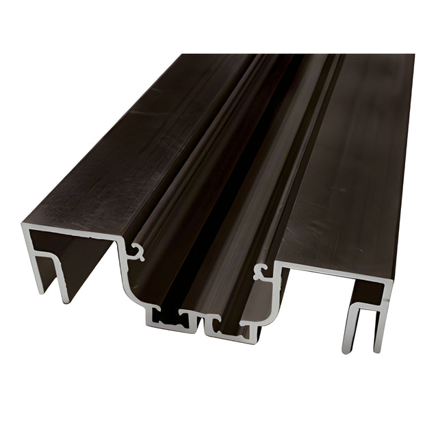 CRL-U.S. Aluminum Bronze Black Anodized Female Expansion Mullion, Dual Thermally Improved - 24'-3"