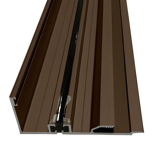 CRL-U.S. Aluminum Bronze Black Anodized Head Receptor with Weatherstrip, Thermally Improved - 24'-3"