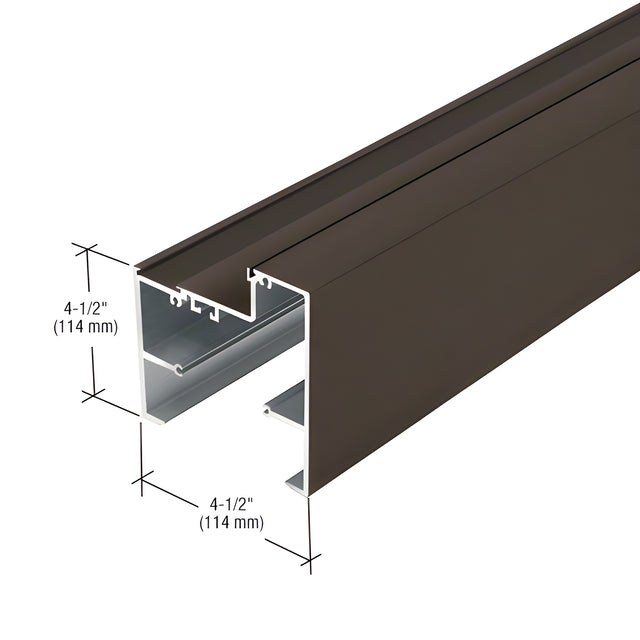 CRL-U.S. Aluminum Bronze Black Anodized Horizontal/Sill - 24'-2"