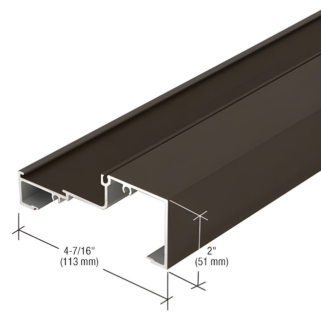 CRL-U.S. Aluminum Bronze Black Anodized Horizontal/Sill - 24'-2"