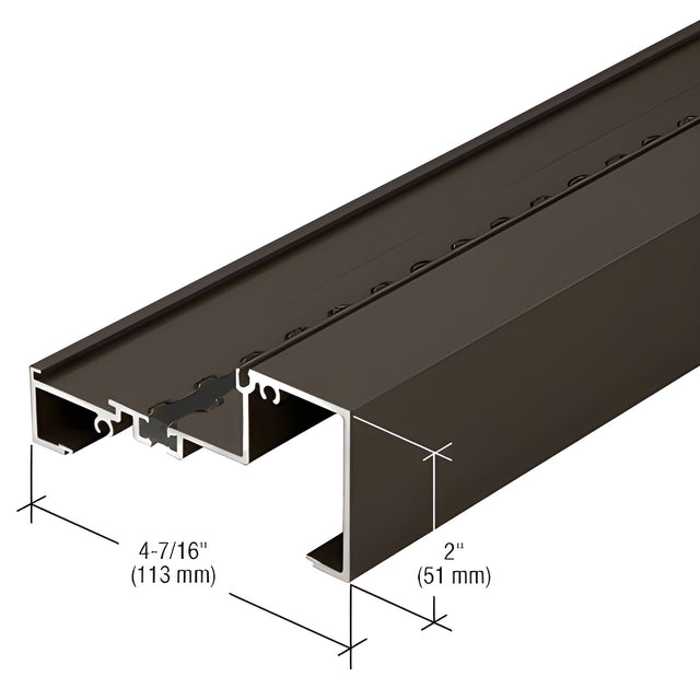 CRL-U.S. Aluminum Bronze Black Anodized Horizontal/Sill, Thermally Improved - 24'-2"