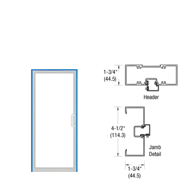 CRL-U.S. Aluminum Bronze Black Anodized Open Back Up/Over Right Hand Frame for Single Door with 0P400 Offset Pivots with Concealed Panic