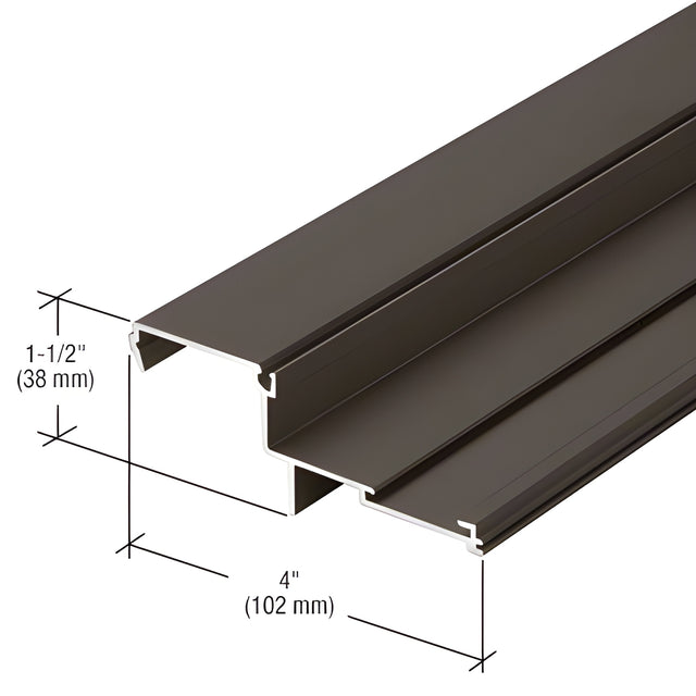 CRL-U.S. Aluminum Bronze Black Anodized Stacking Sill Insert - 24'-2"