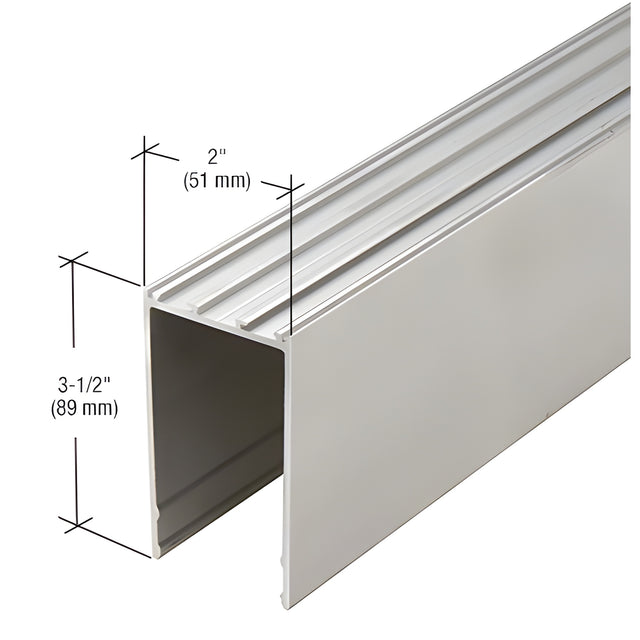 CRL-U.S. Aluminum Bulkhead, Clear Anodized - 21'-2"
