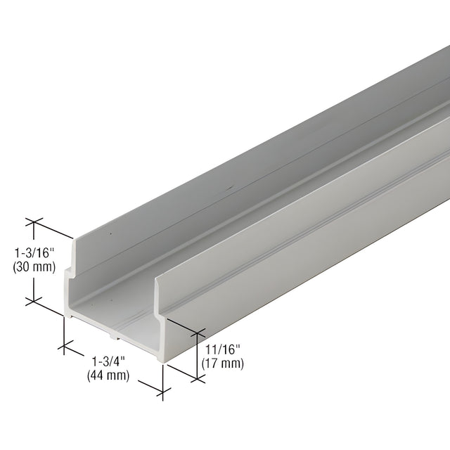 CRL-U.S. Aluminum Bulkhead Sill Shoe, Clear Anodized - 21'-6"