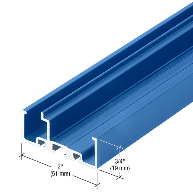 CRL-U.S. Aluminum Butt Glaze Adaptor for 1/4" Glazing, Custom Paint - 24'-2"