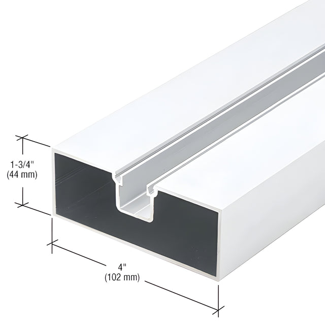 CRL-U.S. Aluminum Center Hung Hollow Door Jamb, White KYNAR® Paint - 24'-2"
