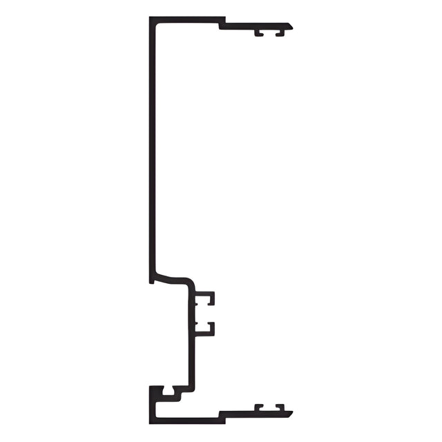 CRL-U.S. Aluminum Clear Anodized 6" Female Expansion Mullion - 24'-2"
