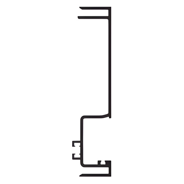 CRL-U.S. Aluminum Clear Anodized 6" Male Expansion Mullion - 24'-2"