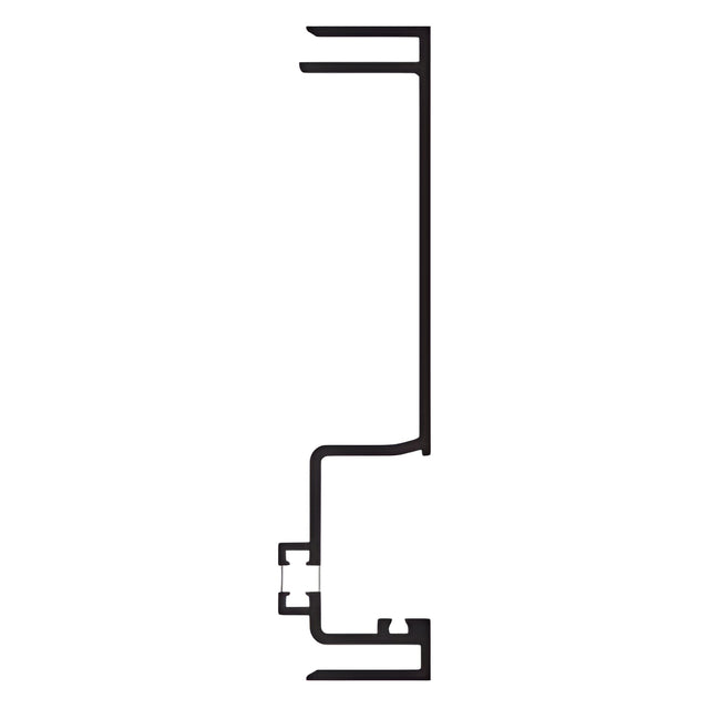 CRL-U.S. Aluminum Clear Anodized 6" Male Expansion Mullion, Thermally Improved - 24'-2"