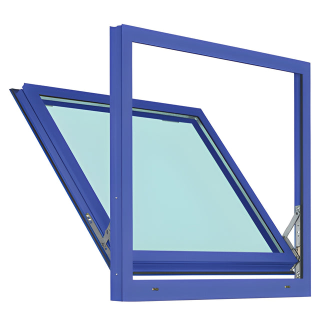 CRL-U.S. Aluminum Clear Anodized 7200 Series Project-In Top Vent Window for 1" Glazing