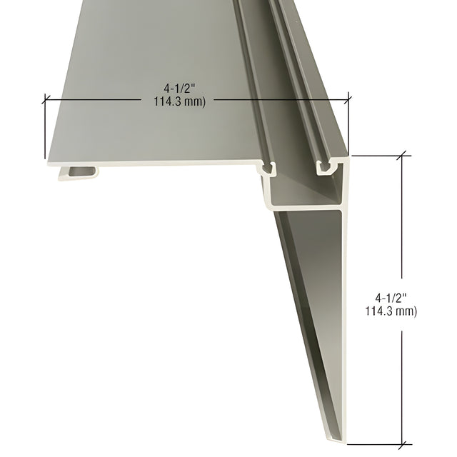 CRL-U.S. Aluminum Clear Anodized 90 Degree Outside Corner Half - 24'-2"