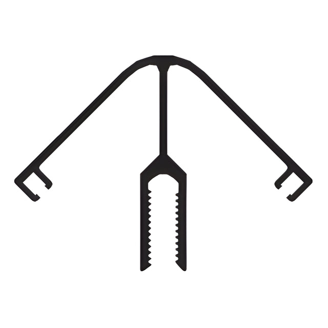CRL-U.S. Aluminum Clear Anodized 90º Division Bar Face - 24'-2"