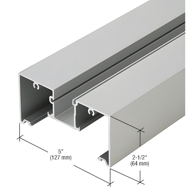 CRL-U.S. Aluminum Clear Anodized Class 1 Head/Jamb Mullion - 24'-2"