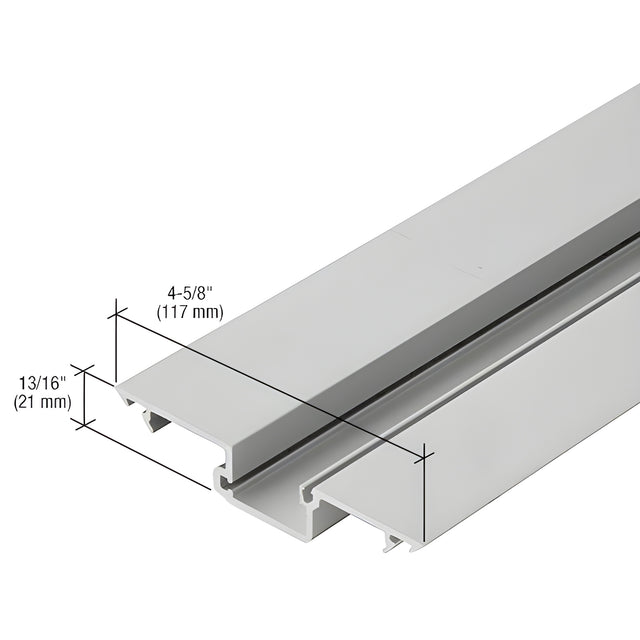 CRL-U.S. Aluminum Clear Anodized Class 1 Shallow Pocket Insert - 24'-2"