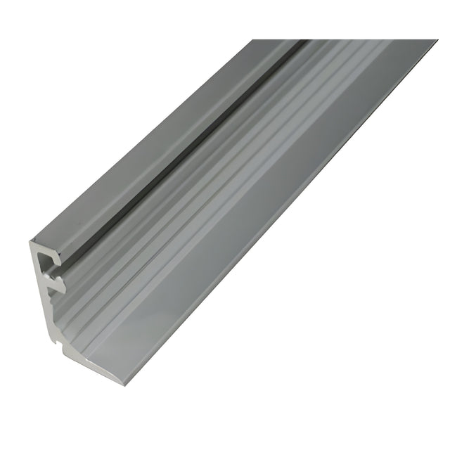 CRL-U.S. Aluminum Clear Anodized Door Glass Stop for 1" Glass - 24'-2"