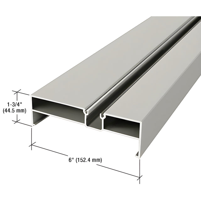 CRL-U.S. Aluminum Clear Anodized Door Jamb - 21'-9"