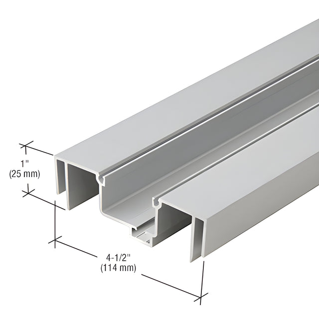 CRL-U.S. Aluminum Clear Anodized Female Expansion Mullion - 24'-2"