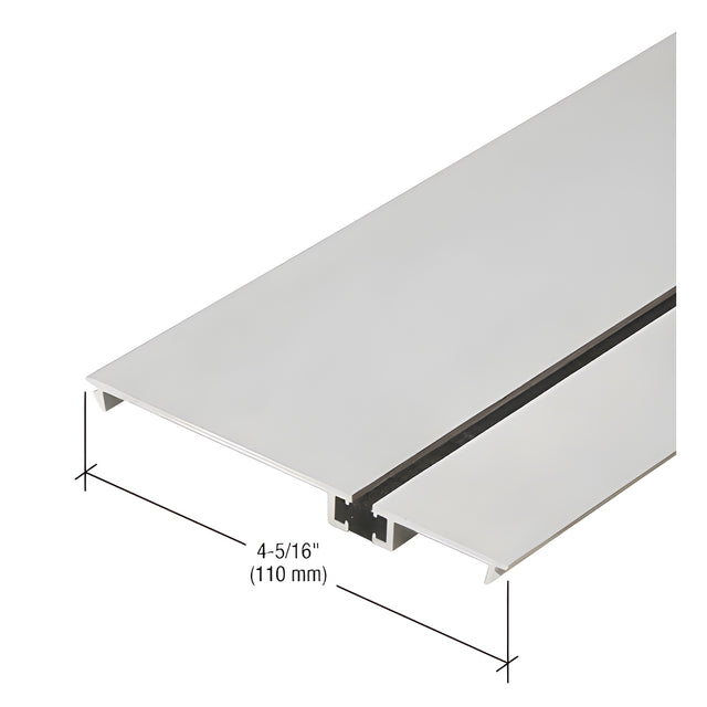 CRL-U.S. Aluminum Clear Anodized Flush Jamb Insert, Thermally Improved - 24'-2"