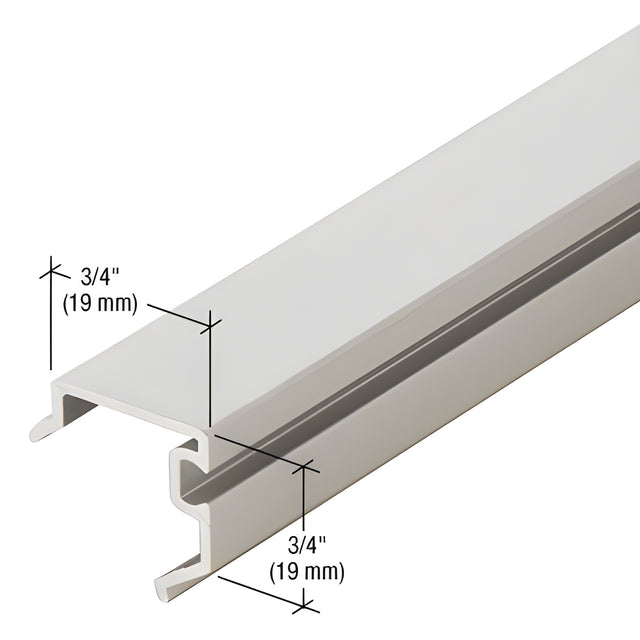 CRL-U.S. Aluminum Clear Anodized Glazing Pocket Reducer - 24'-2"