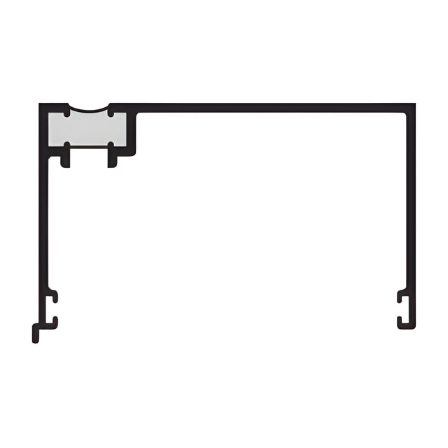 CRL-U.S. Aluminum Clear Anodized Head Channel - 24'-2"