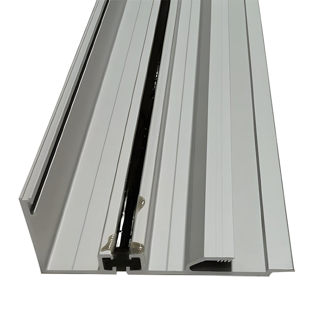 CRL-U.S. Aluminum Clear Anodized Head Receptor with Weatherstrip, Thermally Improved - 24'-3"