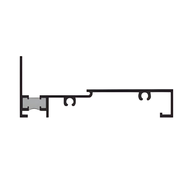 CRL-U.S. Aluminum Clear Anodized Head and Sill Mullion - 24-2"