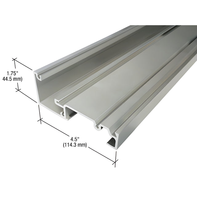 CRL-U.S. Aluminum Clear Anodized Header - 24'-2"