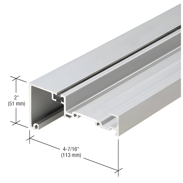 CRL-U.S. Aluminum Clear Anodized Header, Thermally Improved - 24'-2"