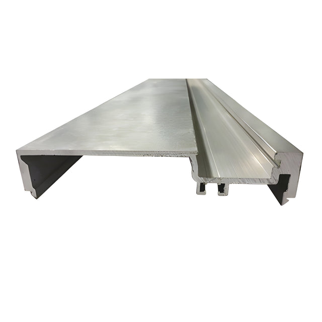 CRL-U.S. Aluminum Clear Anodized Heavy-Duty 6" Male Split Mullion - 24'-2"