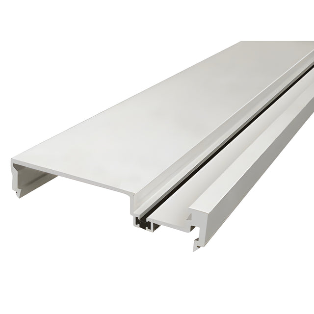 CRL-U.S. Aluminum Clear Anodized Heavy-Duty 6" Male Split Mullion, Thermally Improved - 24'-2"