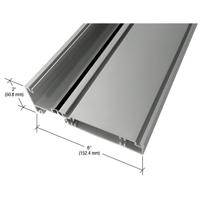 CRL-U.S. Aluminum Clear Anodized Intermediate Horizontal - 24'-2"