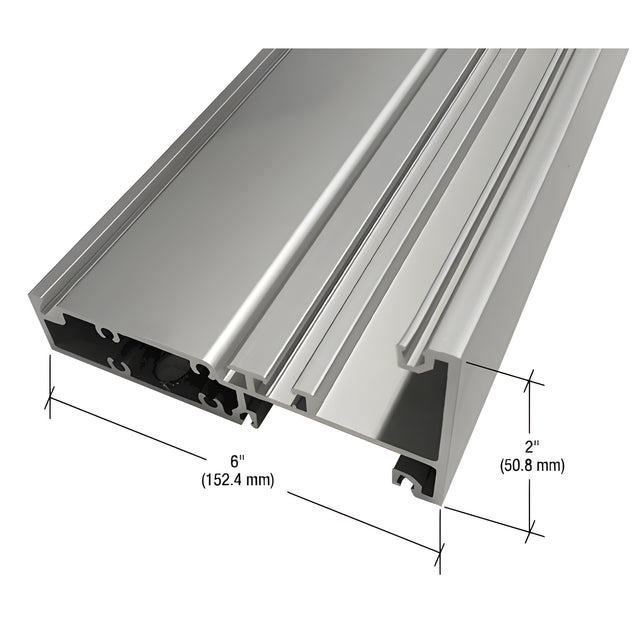 CRL-U.S. Aluminum Clear Anodized Intermediate Horizontal - 25'- 2"