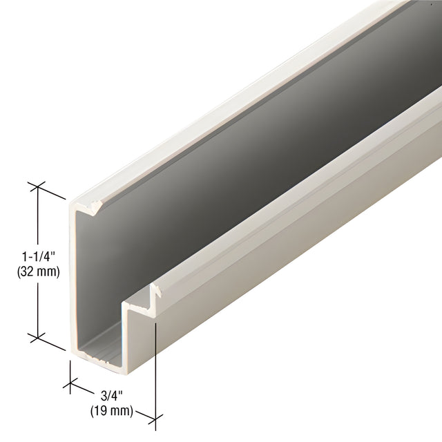 CRL-U.S. Aluminum Clear Anodized Perimeter Insert - 24'-2"