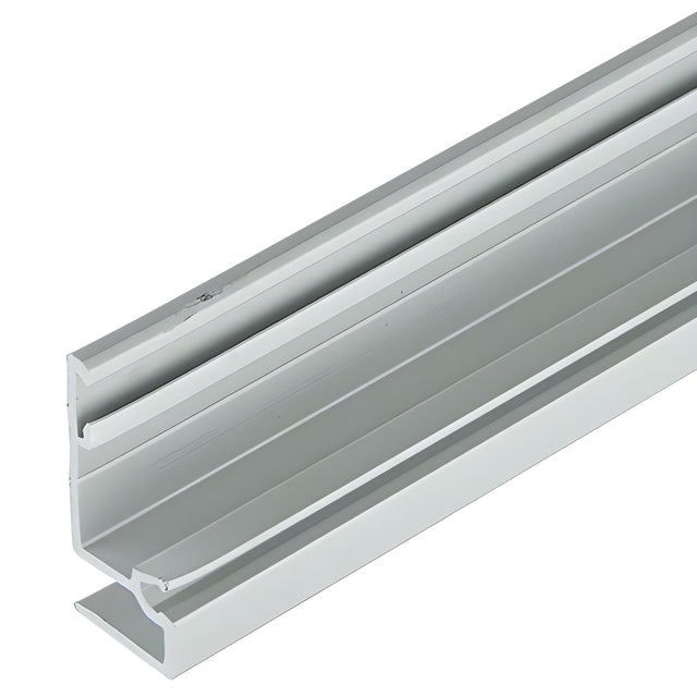 CRL-U.S. Aluminum Clear Anodized Sash Gutter for 1/4" Glass - 21'-2"