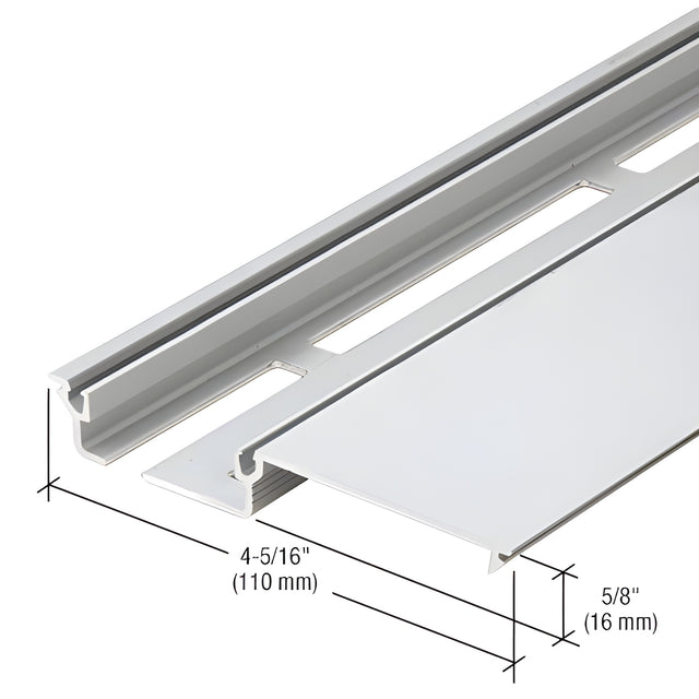 CRL-U.S. Aluminum Clear Anodized Shallow Pocket Insert - 24'-2"