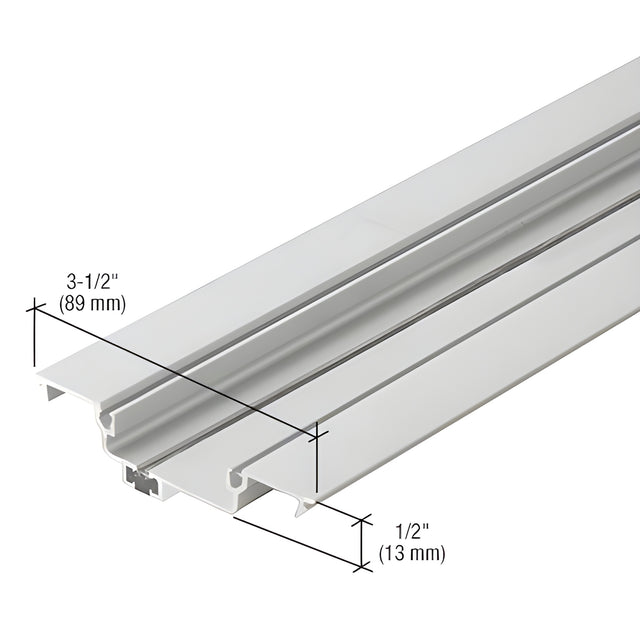 CRL-U.S. Aluminum Clear Anodized Shallow Pocket Insert Thermally Improved - 24'-2"