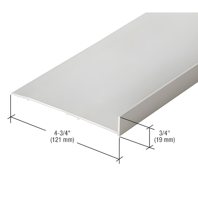 CRL-U.S. Aluminum Clear Anodized Sill Flashing - 24'-2"