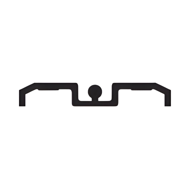 CRL-U.S. Aluminum Clear Anodized Sliding Door Track Cap - 24'-2"