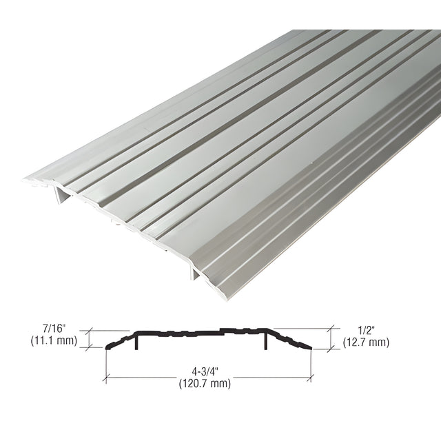 CRL-U.S. Aluminum Clear Anodized Standard Door 4-3/4" Threshold - 21'-4"