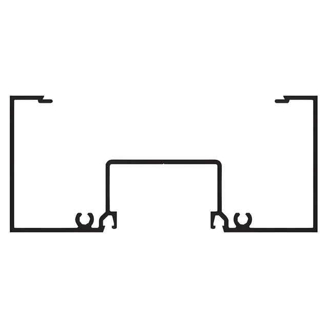 CRL-U.S. Aluminum Clear Anodized Vertical Jamb/Head - 21'-2"