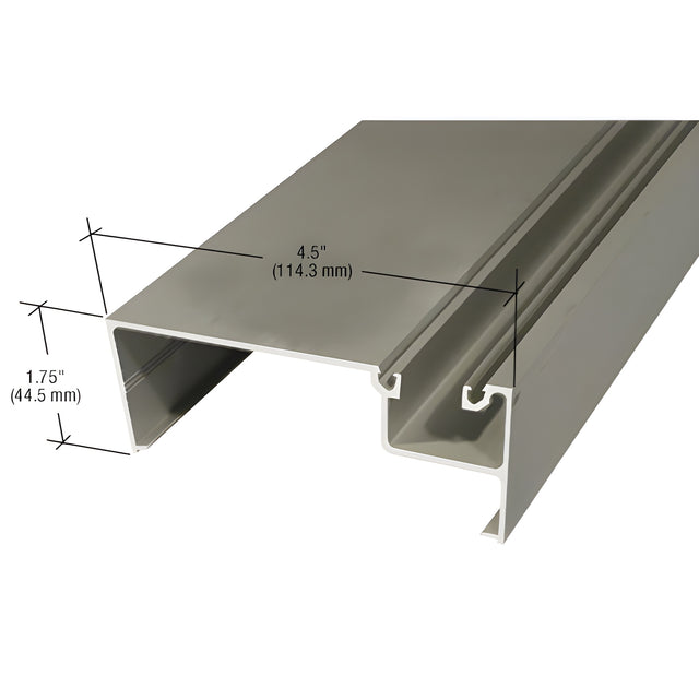 CRL-U.S. Aluminum Clear Anodized Wall Jamb/Vertical Mullion - 24'-2"