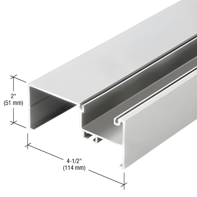 CRL-U.S. Aluminum Clear Anodized Wall Jamb/Vertical Mullion - 24'-2"